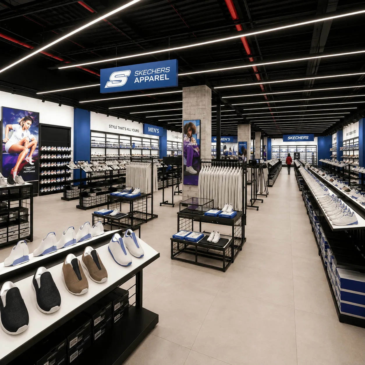 Diseño del outlet Skechers en San Juan de Lurigancho